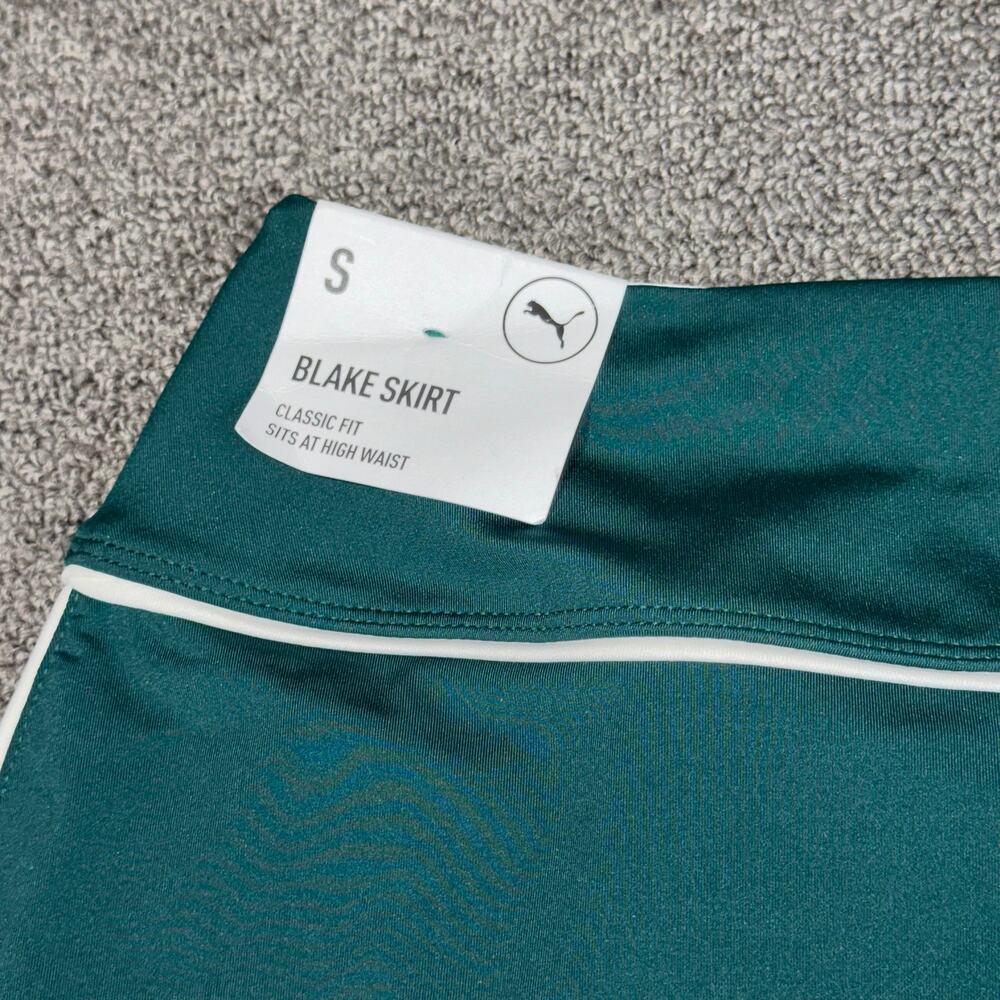 NWT PUMA Green Blake Golf Skirt Skort Women's Size Small Classic Fit Preppy NEW - Picture 4 of 11